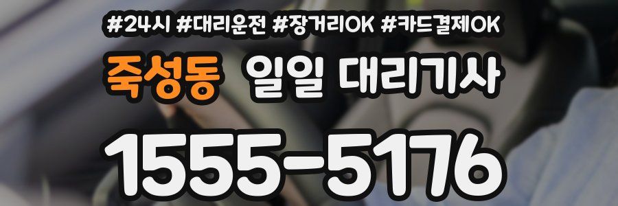 죽성동 일일 대리기사