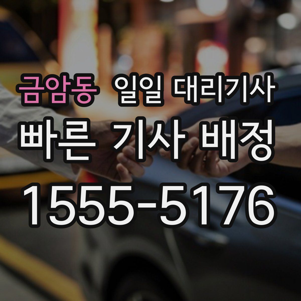 금암동 일일 대리기사