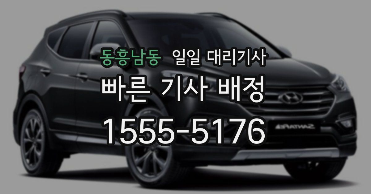 동흥남동 일일 대리기사
