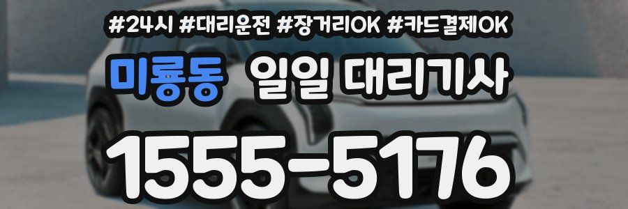 미룡동 일일 대리기사