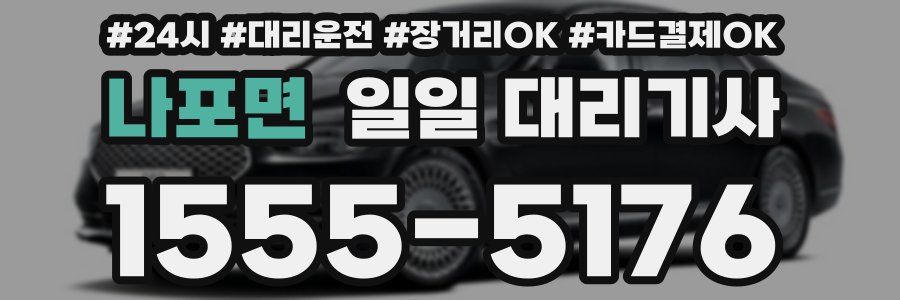 나포면 일일 대리기사