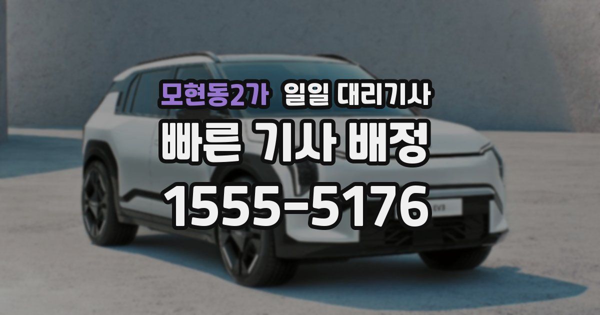 모현동2가 일일 대리기사