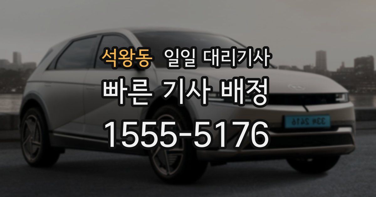 석왕동 일일 대리기사