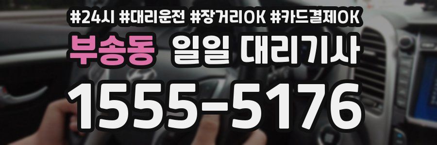 부송동 일일 대리기사