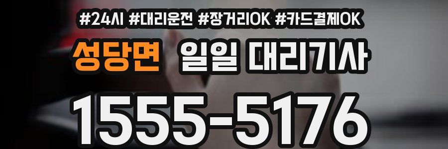 성당면 일일 대리기사