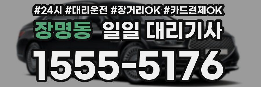 장명동 일일 대리기사