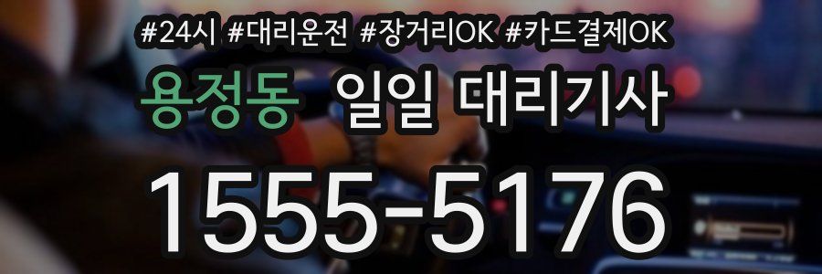용정동 일일 대리기사