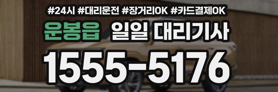 운봉읍 일일 대리기사