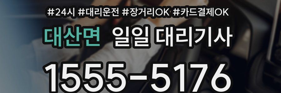 대산면 일일 대리기사