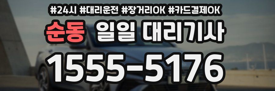 순동 일일 대리기사