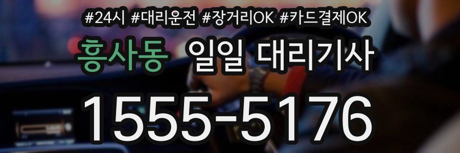 흥사동 일일 대리기사