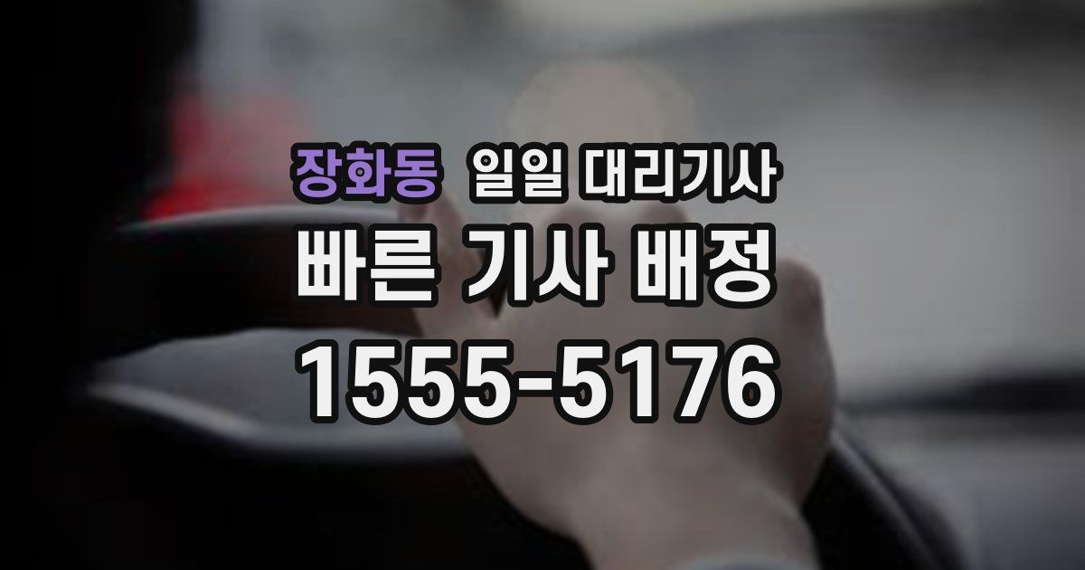 장화동 일일 대리기사