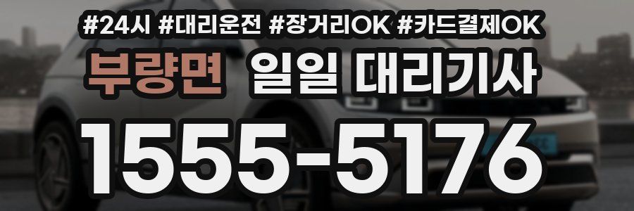 부량면 일일 대리기사