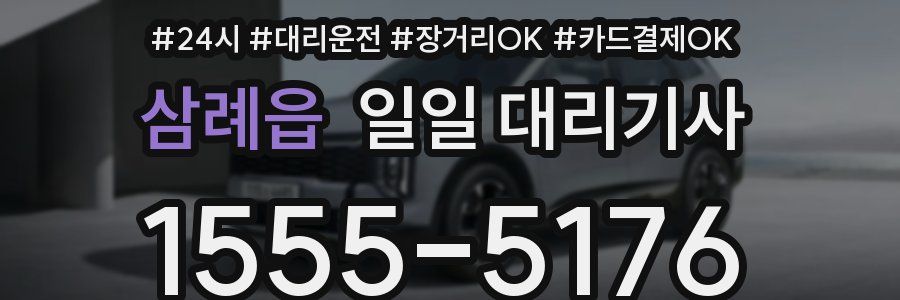 삼례읍 일일 대리기사