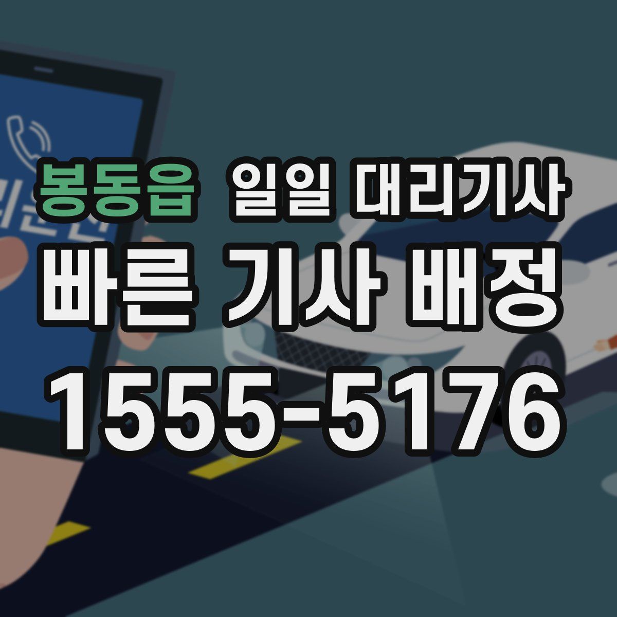 봉동읍 일일 대리기사