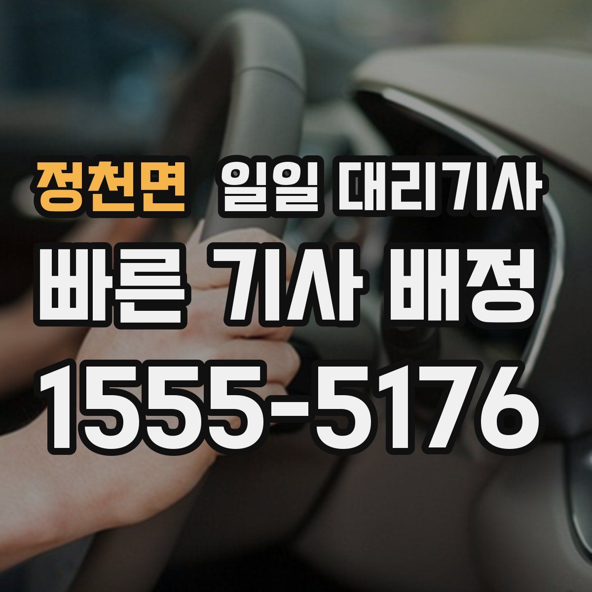 정천면 일일 대리기사