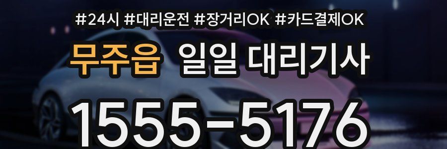 무주읍 일일 대리기사