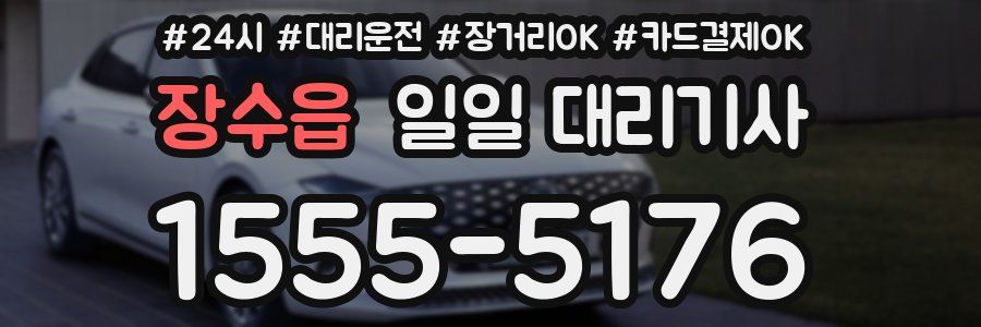 장수읍 일일 대리기사