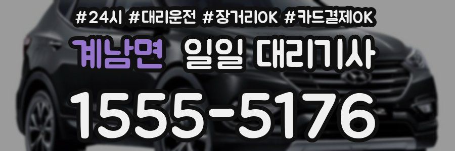 계남면 일일 대리기사