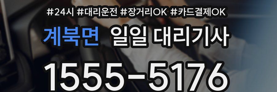계북면 일일 대리기사