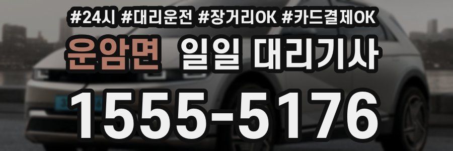 운암면 일일 대리기사