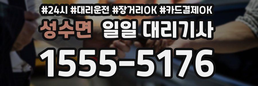 성수면 일일 대리기사