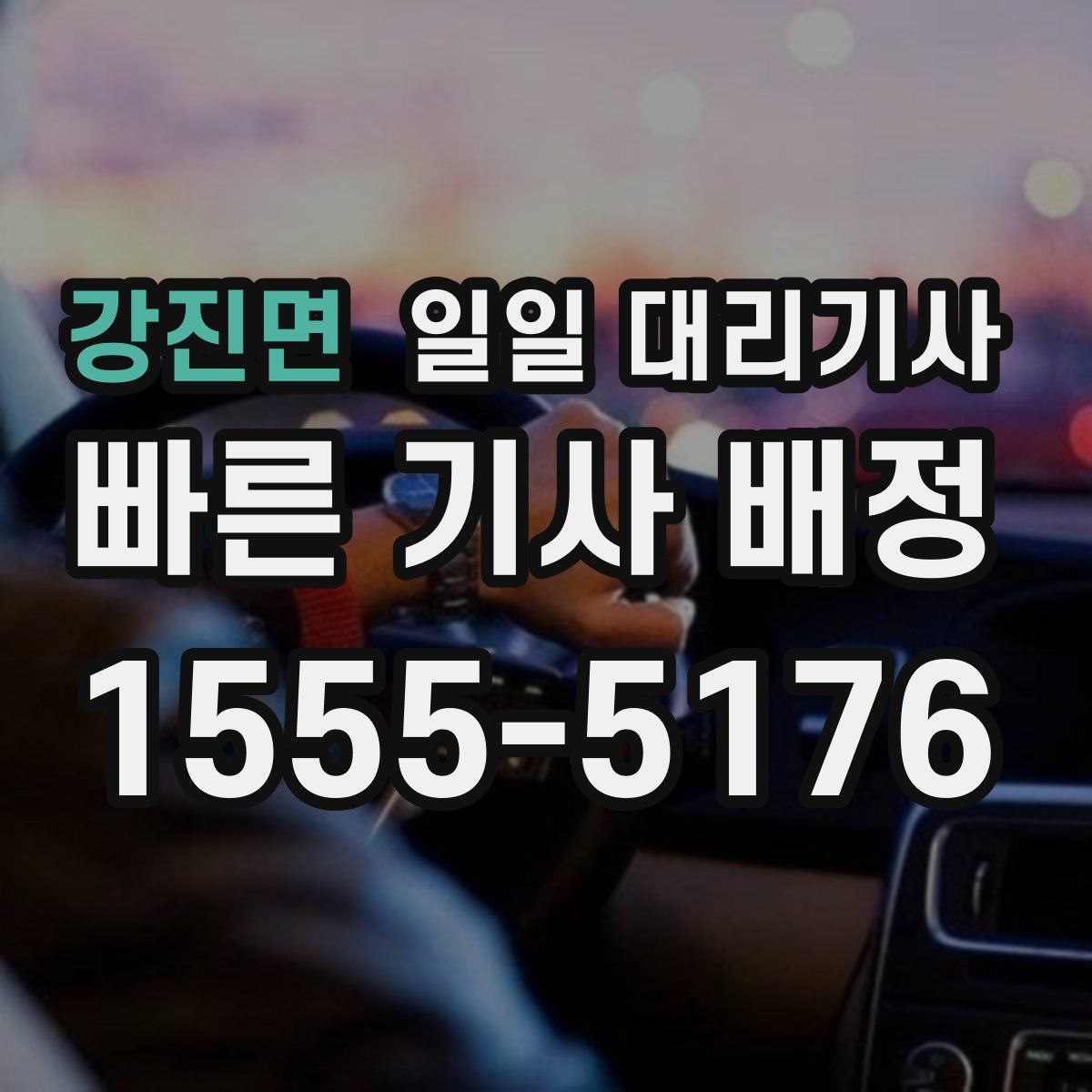 강진면 일일 대리기사