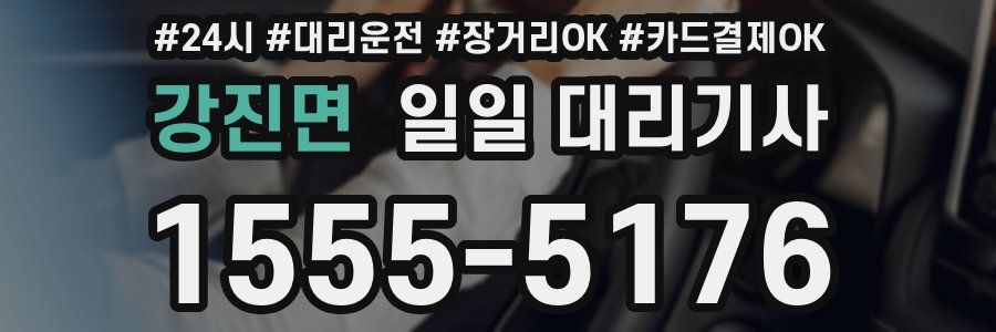 강진면 일일 대리기사