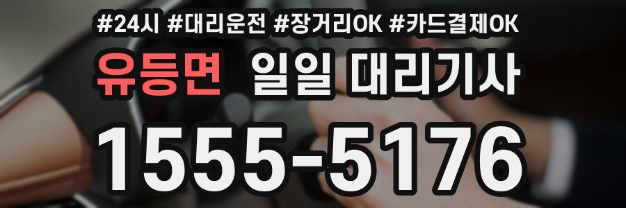 유등면 일일 대리기사