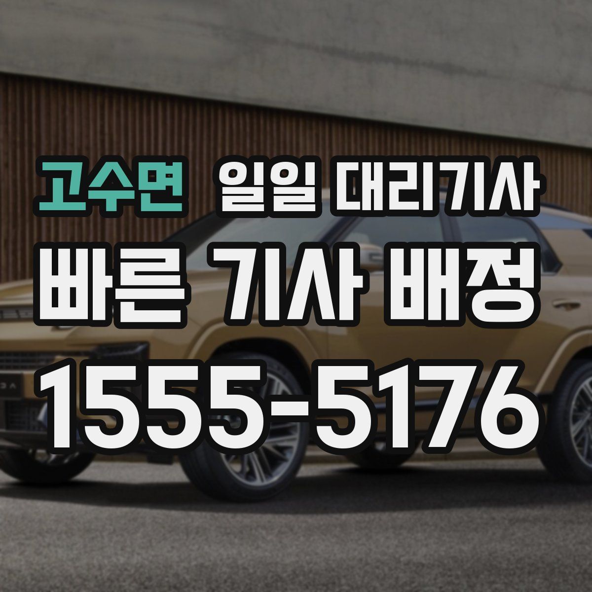 고수면 일일 대리기사