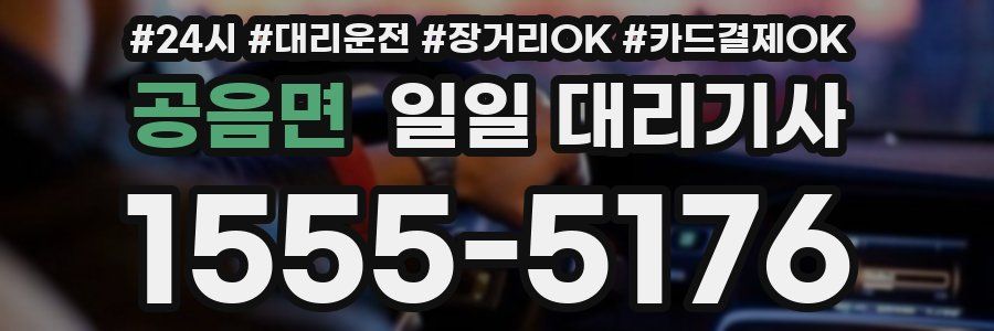 공음면 일일 대리기사