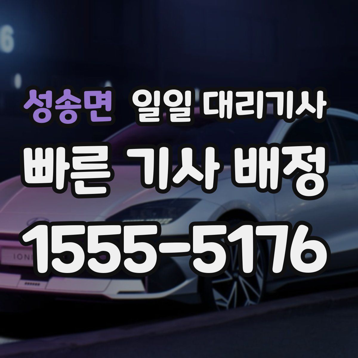 성송면 일일 대리기사