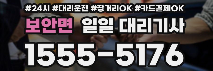 보안면 일일 대리기사