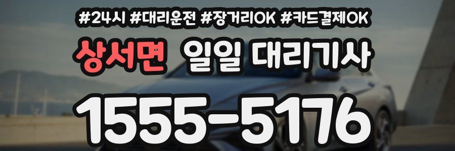 상서면 일일 대리기사