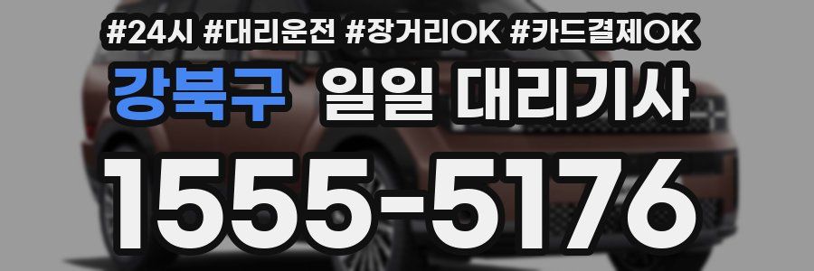 강북구 일일 대리기사