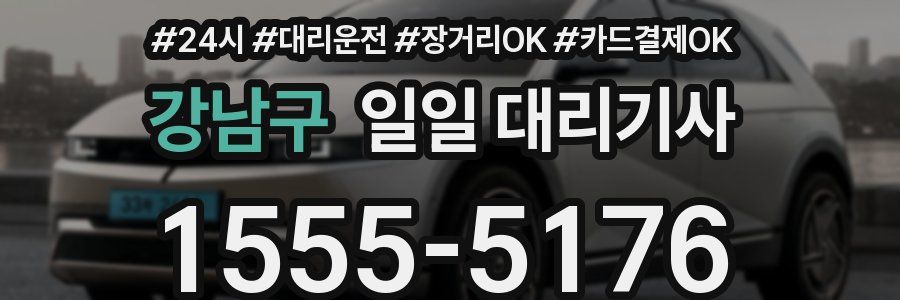 강남구 일일 대리기사