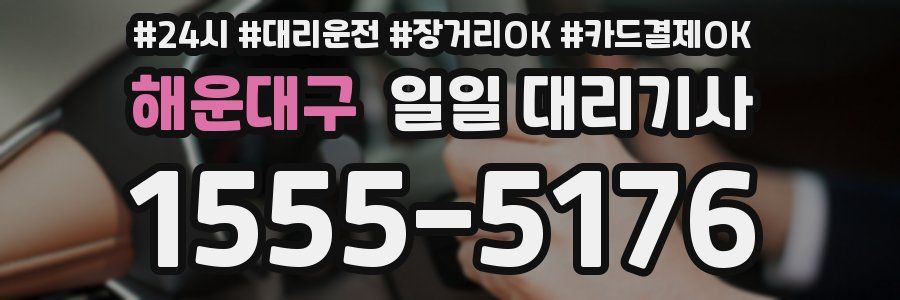 해운대구 일일 대리기사