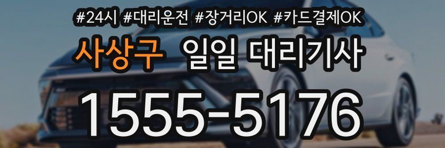 사상구 일일 대리기사
