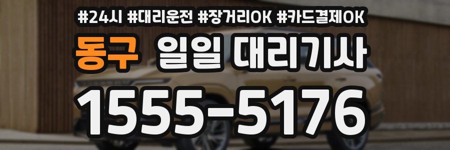 동구 일일 대리기사