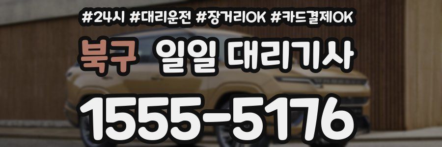 북구 일일 대리기사