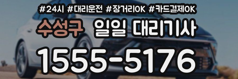 수성구 일일 대리기사
