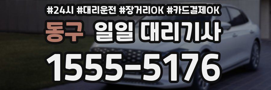 동구 일일 대리기사