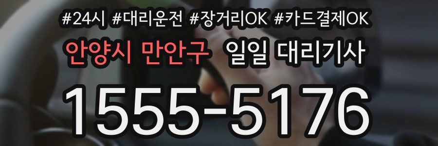 안양시 만안구 일일 대리기사