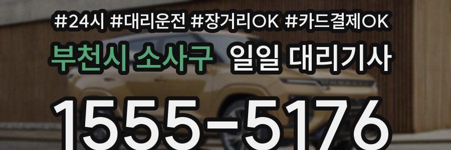 부천시 소사구 일일 대리기사