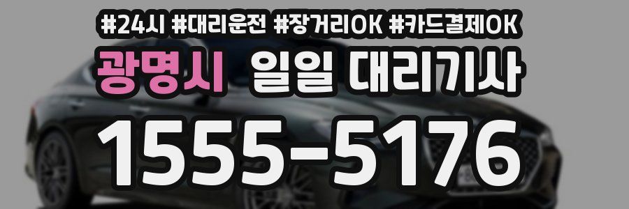 광명시 일일 대리기사