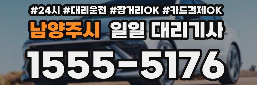 남양주시 일일 대리기사