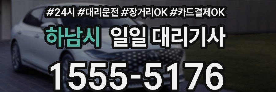 하남시 일일 대리기사