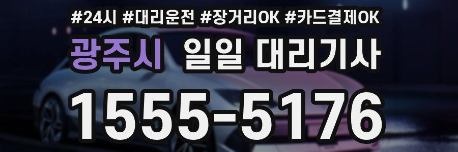 광주시 일일 대리기사