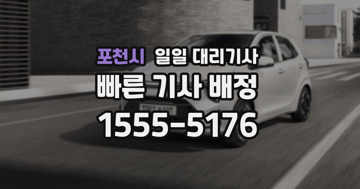 포천시 일일 대리기사