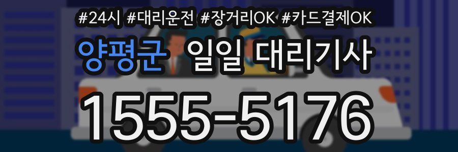 양평군 일일 대리기사